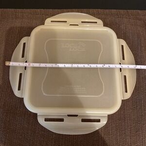 Lock & Lock 8x8 Square Clear Plastic Replacement Lid